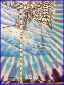 Vintage 90s Grateful Dead Long Sleeve Tie Dyed Shirt Mens L Anvil Ski Dead