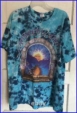 Vintage 90s Grateful Dead Madison Square Garden Blue T Shirt Mens XL