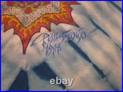 Vintage 90s Grateful Dead Phil Phillip Brown Tie Dye T-Shirt XL