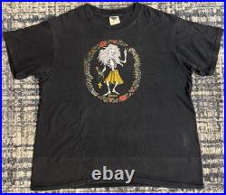 Vintage 90s Grateful Dead Rosebud T Shirt XL Jerry Garcia Band Phil Lesh Phish