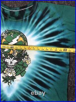 Vintage 90s Grateful Dead Shirt Spring Tour 1991 Maryland Tie Dye St. Patricks