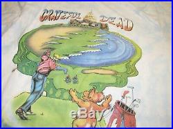 Vintage 90s Grateful Dead Shirt T Shirt 1994 Golf Ball Club Golfing PGA USA XL
