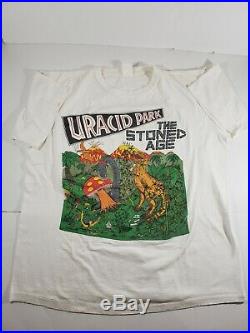 Vintage 90s Grateful Dead Shirt Uracid Park Jurassic Park Garcia 1993 VTG Rare L