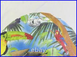 Vintage 90s Grateful Dead Spring Tour 1993 T-Shirt Rainforest Large Cut Sleeves