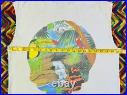 Vintage 90s Grateful Dead Spring Tour 1993 T-Shirt Rainforest Large Cut Sleeves
