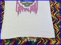 Vintage 90s Grateful Dead Spring Tour 1993 T-Shirt Rainforest Large Cut Sleeves