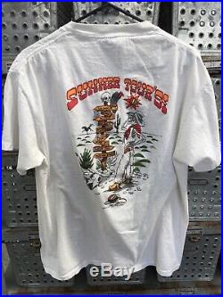 Vintage 90s Grateful Dead Summer Tour 1991 T Shirt XL Brockum USA Concert Tee