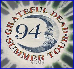 Vintage 90s Grateful Dead Summer Tour T-Shirt Size XL Tie-Dye 1994