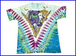 Vintage 90s Grateful Dead T-Shirt 1993 New York City Liquid Blue Single Stitch
