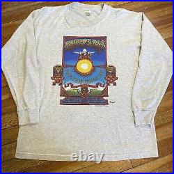 Vintage 90s Grateful Dead T-Shirt Band Tour Lot Large Aoxomoxoa Rick Griffin