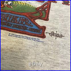 Vintage 90s Grateful Dead T-Shirt Band Tour Lot Large Aoxomoxoa Rick Griffin