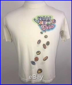 Vintage 90s Grateful Dead T Shirt Men Sz Large Vegas Dead Aiko Silver Bowl 1994