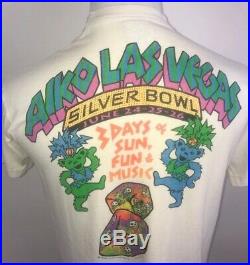 Vintage 90s Grateful Dead T Shirt Men Sz Large Vegas Dead Aiko Silver Bowl 1994