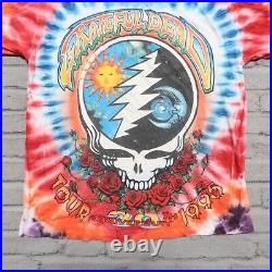 Vintage 90s Grateful Dead Tie Dye 1995 Tour Shirt 30th Anniversary