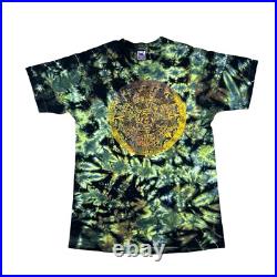Vintage 90s Grateful Dead Tie Dye Aztec T-Shirt LARGE Single Stitch USA