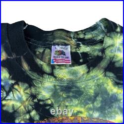 Vintage 90s Grateful Dead Tie Dye Aztec T-Shirt LARGE Single Stitch USA