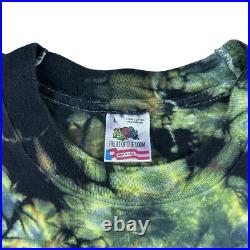 Vintage 90s Grateful Dead Tie Dye Aztec T-Shirt LARGE Single Stitch USA