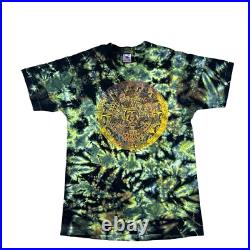 Vintage 90s Grateful Dead Tie Dye Aztec T-Shirt LARGE Single Stitch USA
