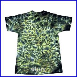 Vintage 90s Grateful Dead Tie Dye Aztec T-Shirt LARGE Single Stitch USA