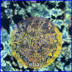 Vintage 90s Grateful Dead Tie Dye Aztec T-Shirt LARGE Single Stitch USA