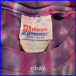 Vintage 90s Grateful Dead Tie Dye Bear Head T-Shirt Size Large Single Stitch
