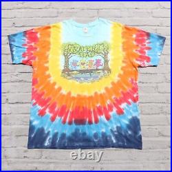 Vintage 90s Grateful Dead Tie Dye Dancing Bears Shirt Rock Band Tour Tee