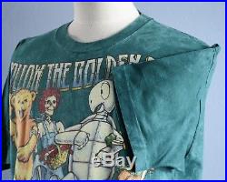 Vintage 90s Grateful Dead Tie Dye t shirt Fall Tour Concert 1994 Wizard of Oz XL