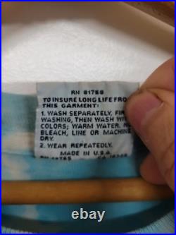 Vintage 90s Grateful Dead Tye Dye T-Shirt XL 1993 Liquid Blue Parachute Bears