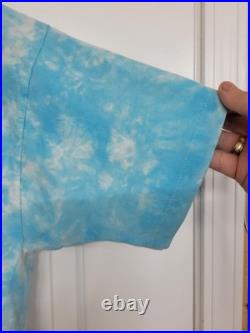 Vintage 90s Grateful Dead Tye Dye T-Shirt XL 1993 Liquid Blue Parachute Bears