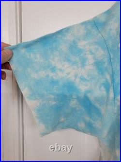 Vintage 90s Grateful Dead Tye Dye T-Shirt XL 1993 Liquid Blue Parachute Bears
