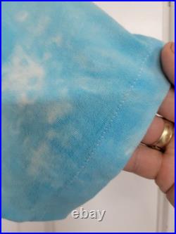 Vintage 90s Grateful Dead Tye Dye T-Shirt XL 1993 Liquid Blue Parachute Bears