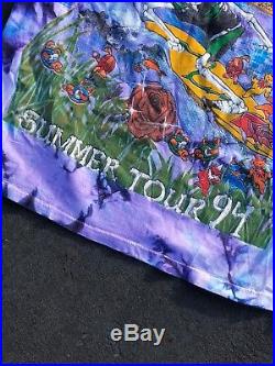 Vintage 90s Grateful Dead summer tour 1994 Band T-shirt size XL surfer ship