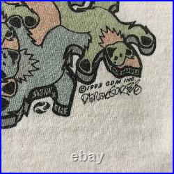 Vintage 90s Liquid Blue Grateful Dead MC Escher T Shirt XL Single Stitch Rare