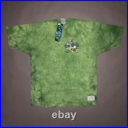 Vintage 90s NWT GRATEFUL DEAD LIQUID BLUE GOLF T SHIRT Tie Dye Tags Concert XL
