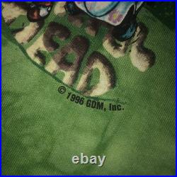 Vintage 90s NWT GRATEFUL DEAD LIQUID BLUE GOLF T SHIRT Tie Dye Tags Concert XL