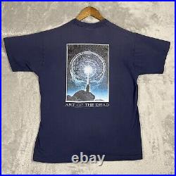 Vintage 90s Single Stitch Grateful Dead T-Shirt Men's Size XL Art Of The Dead