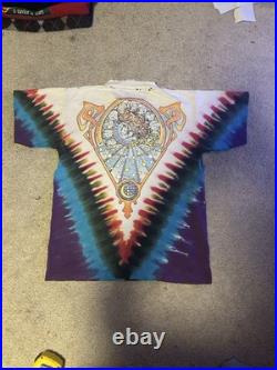 Vintage 90s Single Stitch Liquid Blue Grateful Dead Thrashes Tee Size Large USA