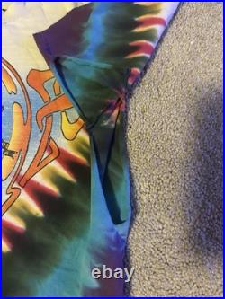 Vintage 90s Single Stitch Liquid Blue Grateful Dead Thrashes Tee Size Large USA