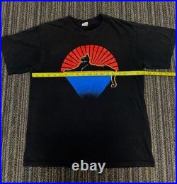 Vintage 90s Stanley Mouse Jerry Garcia Cats Under The Stars Grateful Dead Shirt
