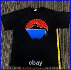 Vintage 90s Stanley Mouse Jerry Garcia Cats Under The Stars Grateful Dead Shirt