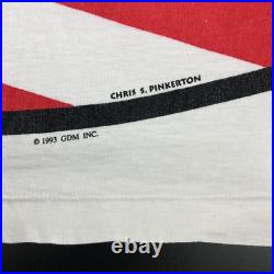 Vintage 93 AOP GRATEFUL DEAD skull summer tour XL single stitch on Liquid Blue