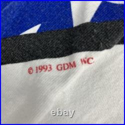 Vintage 93 AOP GRATEFUL DEAD skull summer tour XL single stitch on Liquid Blue