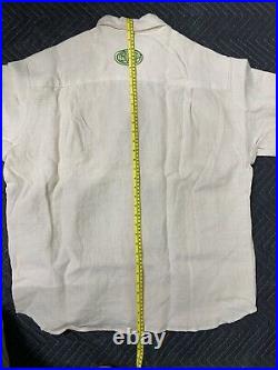 Vintage 93 Grateful Dead Bill Graham BGP Buttonup Hemp Shirt XL & Backstage Pass