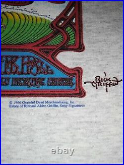 Vintage'96 Grateful Dead Rick Griffin Hawaiian Aoxomoxoa Tee Size XL GUC