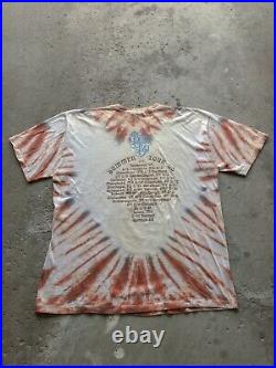 Vintage Allman Brothers Band 1995 Tour T-Shirt Tie-Dye Grateful Dead Era