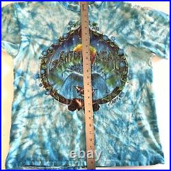Vintage Blue Tie Dye 1992 Grateful Dead Earth T-Shirt