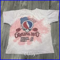 Vintage Bob Dylan Grateful Dead Shirt Mens Small Summer 87 Tour Concert Band 80s