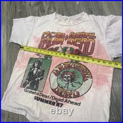Vintage Bob Dylan Grateful Dead Shirt Mens Small Summer 87 Tour Concert Band 80s