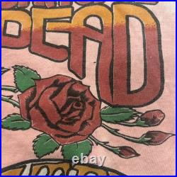 Vintage Bob Dylan Grateful Dead Shirt Mens Small Summer 87 Tour Concert Band 80s