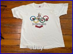 Vintage Calvin & Hobbes 1992 Summer Games Grateful Dead T Shirt Men Large XL